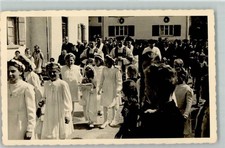 13178997 - 8911 Unterdiessen Kinder Blumenkranz Pfarrer Prozession Kraenze