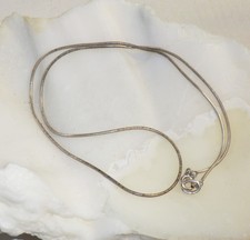 Schlangenkette 42cm lang 4 gr. 1 mm stark SILBER 925 FZ Punze HALSKETTE filigran