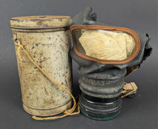 England 1938 Gasmaske mit Dose Luftschutz Zivilschutz