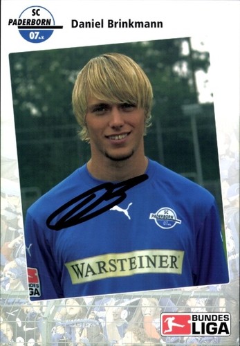 Autogrammkarte fußballer - autogrammkarte,