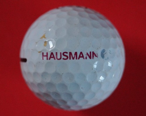 Golfball mit logo hausmann - mit,