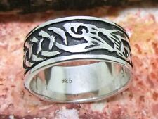 Keltischer Knoten Drache Ring