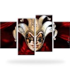 Joker Maske Abstrakt Wandbilder auf Leinwand Digitalart