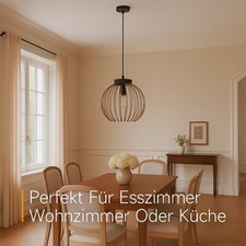 Pendelleuchte Kugelform Metall Gold Modern Esszimmer Lampe