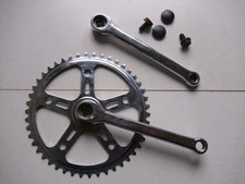 Fahrrad Stahl Kurbelsatz 46 Zähne,Kurbel 170mm,Kurbelarm,Kurbelgarnitur