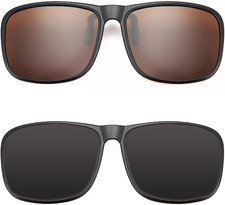 2 Stück Sonnenbrillen Clip