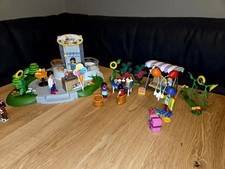 4134 PLAYMOBIL - Eisdiele + 70212 Kindergeburtstag + 70614 Crepestand