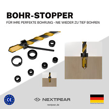 Tiefenanschlag Bohrer 3–16 mm Bohr Stop Tiefenstop Bohrstopper Tiefenanschlag