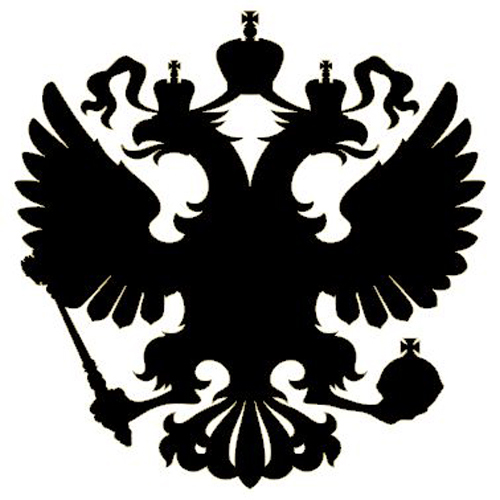 Auto aufkleber russland - 2x,