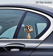 Erdmännchen aufkleber - erdmännchen, 2d