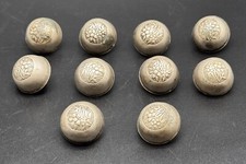 ⚜️ 10 alte Silberfarbene