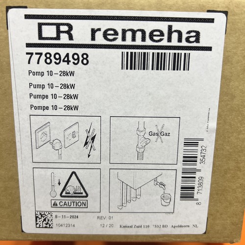 Remeha pumpe 28kw - remeha,