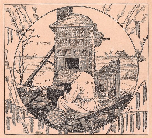 Frau katze trauer - katze, anker