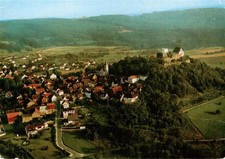 Otzberg Odenwald Fliegeraufnahme mit Veste Otzberg Burgschaenke Otzberg