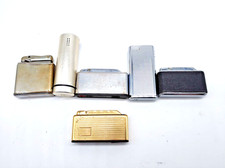 #SE2157# Antike/Vintage Ibelo Gas-Benzin Feuerzeuge Sammlerstück SELTEN 6 stück