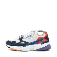 adidas Damen Falcon sneaker blau weiß rot multicolor leicht atmungsaktiv EU 38