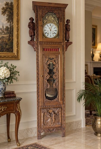 Antike bretonische standuhr - antike,