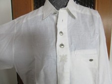 Alpenland Leinen Trachten Hemd