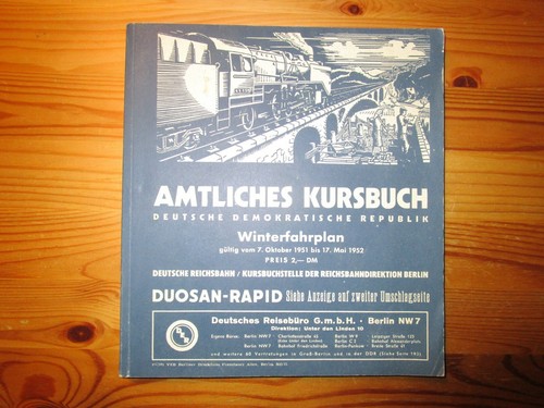 Amtliches kursbuch deutsche - kursbuch,