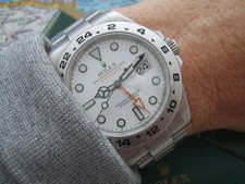 ROLEX EXPLORER II REF.: 216570 - WEIß - MIT ORIGINAL PAPIEREN VON DEZ.  2015