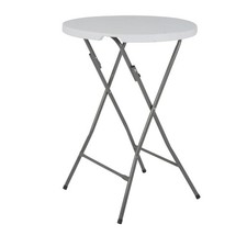 Stehtisch - weiß - klappbar -