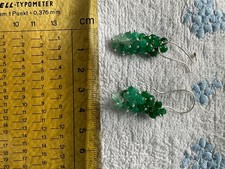 Ohrhänger Konvolut Tansanit Smaragd Bergkristall Granat Bernstein Aquamarin