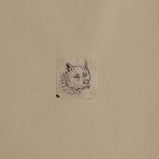 Joseph Simon Volmar Hund Tierstudie Unikat Bleistift Zeichnung Mitte 19 Jhd