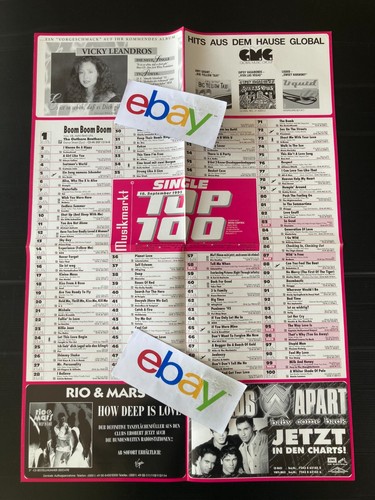Musikmarkt charts poster - charts,
