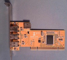 PCI FireWire - 3x extern 1x intern