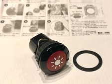 Grothe PROTACT 100 LED Klingeltaster #63032 rund 14,6mm, schwarz