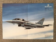 Bundeswehr Poster Luftwaffe "Eurofighter des JG 73 (98+35) über den Wolken"