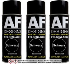 Felgenlack schwarz seidenmatt 3x Lackspray Felgenspray Lack matter Lack Spray