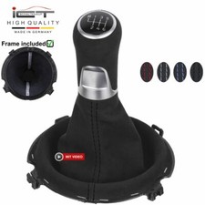 ICT Alcantara Schaltknauf Schaltsack Schaltmanschette für Audi TT TTS 8J 6G A37