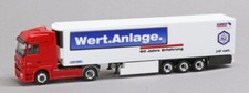 Herpa MB Actros ´02 LH 1854 Kühlkoffersattelzug Schmitz Cargobull / Wert.Anlage.