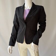 Comma Damen - Hosenanzug, Blazer u. Hose Gr. 36 / S, Schwarz, Einreiher, Taschen