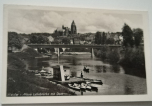Wetzlar neue lahnbrücke - ak,