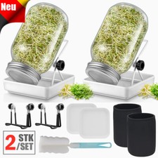 2X 1000ml Sprossenglas Set