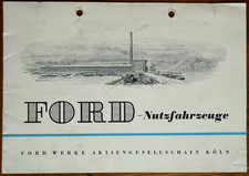 Prospekt FORD-Nutzfahrzeuge Modelle Lkw Kombi Pritsche Lieferwagen brochure