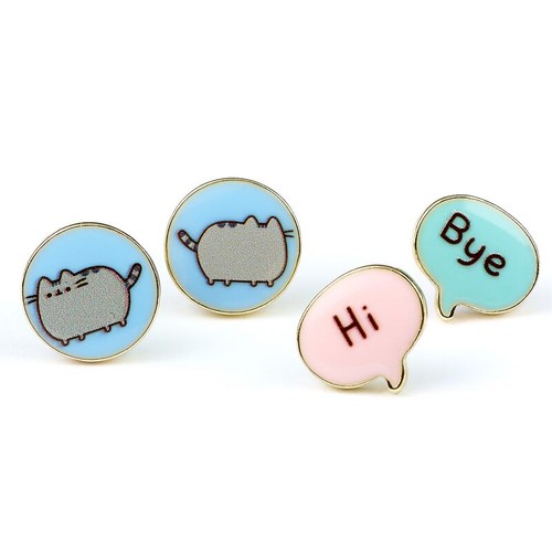 Pusheen ohrstecker unisex - pusheen, hi