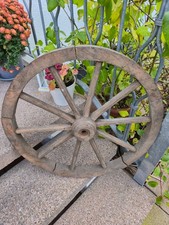 Altes Wagenrad Holz  Ø ca. 60 cm – Tolles Deko Objekt
