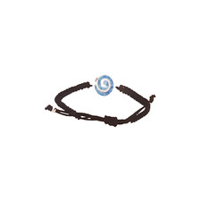 Blauer Opal Spiral Anhänger