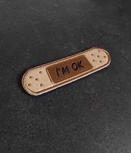 Pflaster patch klett - i´m, ok