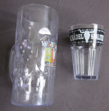 Wacken WOA W.O.A Bierkrug 1,0l und Mixdrinkglas Schädelspalter