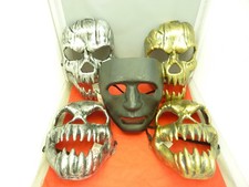 5x Vintage Masken Halloween /