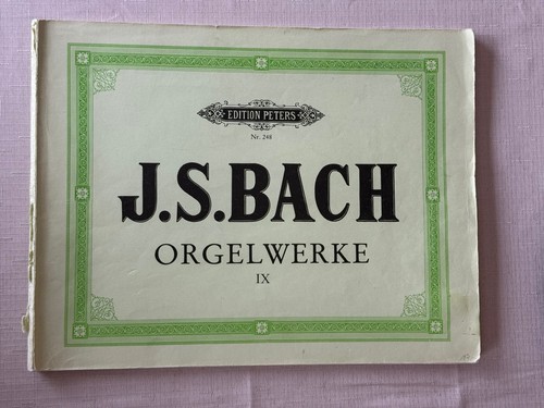 Bach orgelwerke ix 9 - orgelwerke,