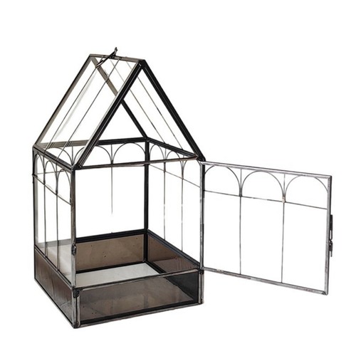 Geometrisches glas terrarium - geometrisches, glas-terrarium