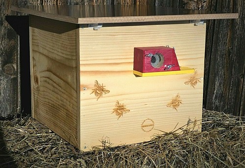 Hummelkasten wachsmottensperre - hummelkasten,