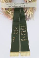 Kranzschleife Trauerschleife