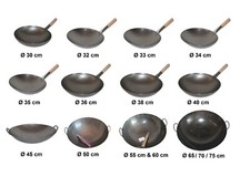 Wok pfanne 75 cm rund - 30,