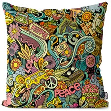 VOID Kissenbezug Hippie Muster
